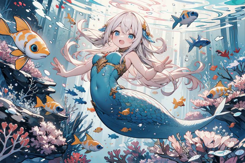 05460-129345896-(masterpiece, best quality_1.2), (Intricate detailed_1.2), whimsical underwater world, with schools of bright fish darting among.png